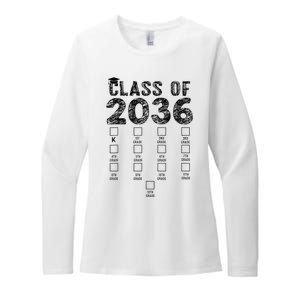 Class Of 2036 Grow With Me With Space Womens CVC Long Sleeve Shirt