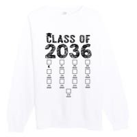 Class Of 2036 Grow With Me With Space Premium Crewneck Sweatshirt