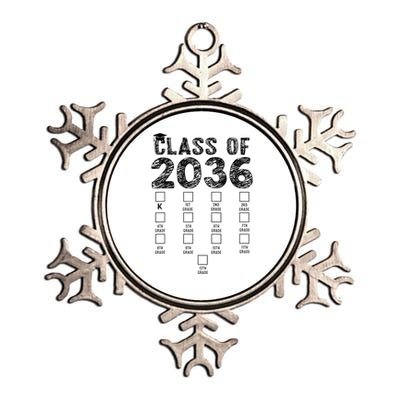 Class Of 2036 Grow With Me With Space Metallic Star Ornament