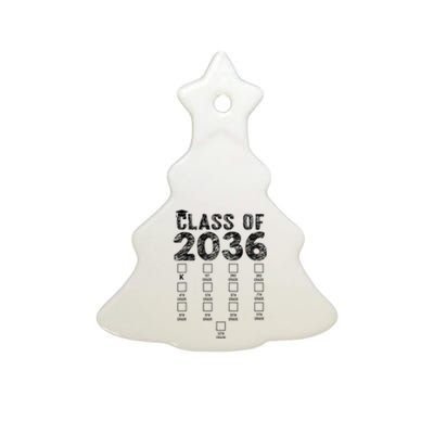 Class Of 2036 Grow With Me With Space Ceramic Tree Ornament