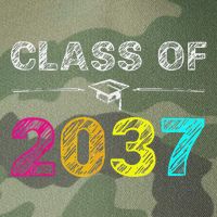 Class Of 2037 Grow With Me First Day Of School Graduation Legacy Tie Dye Trucker Hat