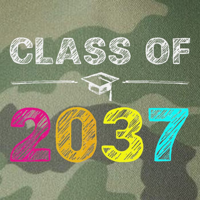 Class Of 2037 Grow With Me First Day Of School Graduation Legacy Tie Dye Trucker Hat