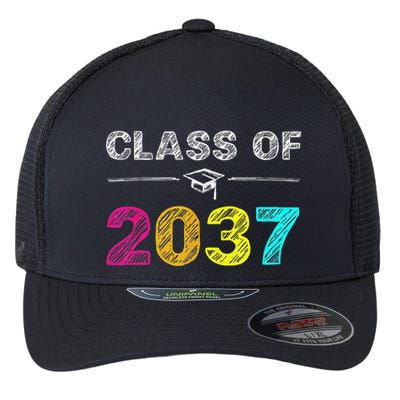 Class Of 2037 Grow With Me First Day Of School Graduation Flexfit Unipanel Trucker Cap