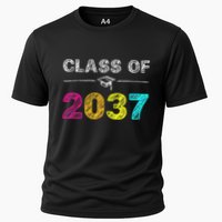 Class Of 2037 Grow With Me First Day Of School Graduation Performance Shirt