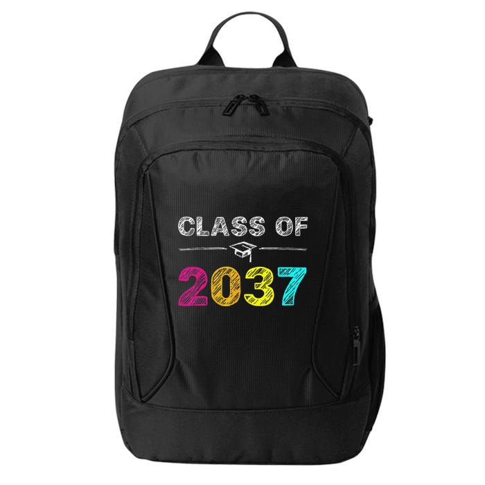 Class Of 2037 Grow With Me First Day Of School Graduation City Backpack