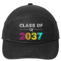 Class Of 2037 Grow With Me First Day Of School Graduation 7-Panel Snapback Hat