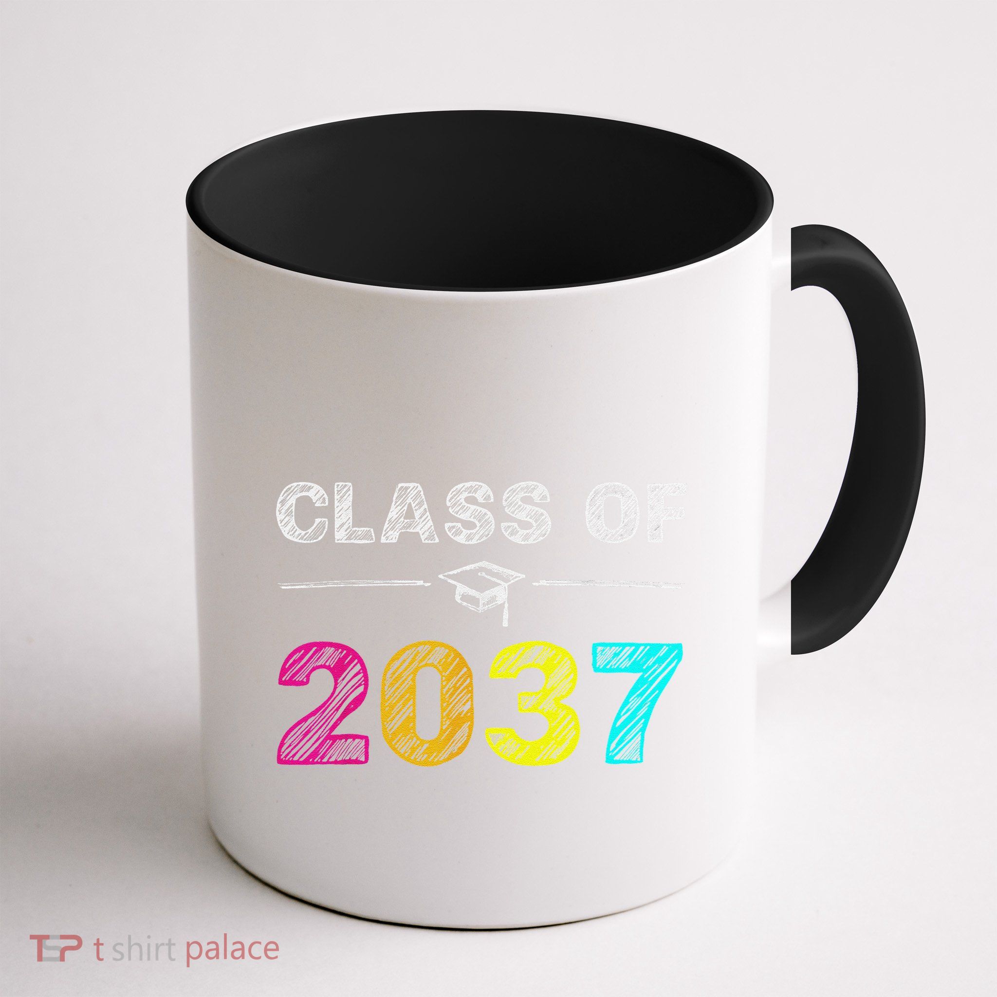 Class Of 2037 Grow With Me First Day Of School Graduation Mug