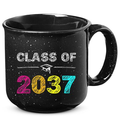 Class Of 2037 Grow With Me First Day Of School Graduation 15oz Campfire Ceramic Mug