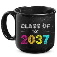 Class Of 2037 Grow With Me First Day Of School Graduation 15oz Campfire Ceramic Mug