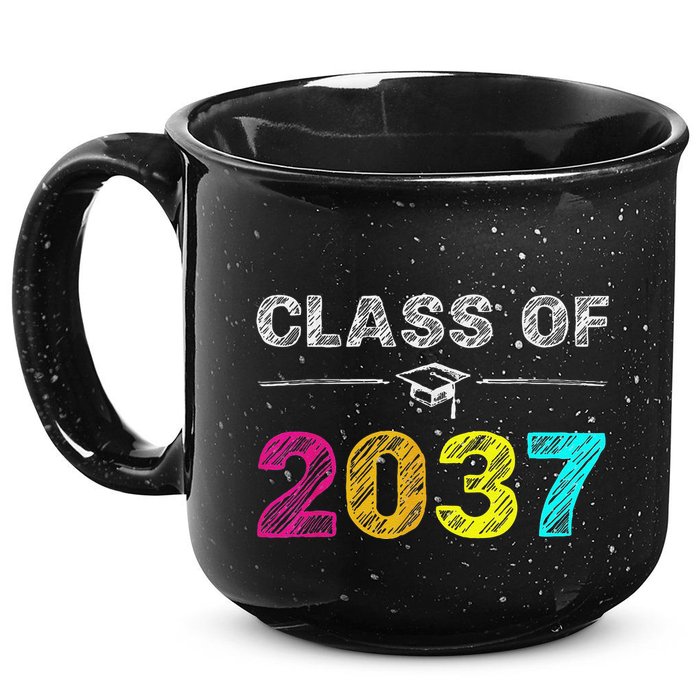 Class Of 2037 Grow With Me First Day Of School Graduation 15oz Campfire Ceramic Mug