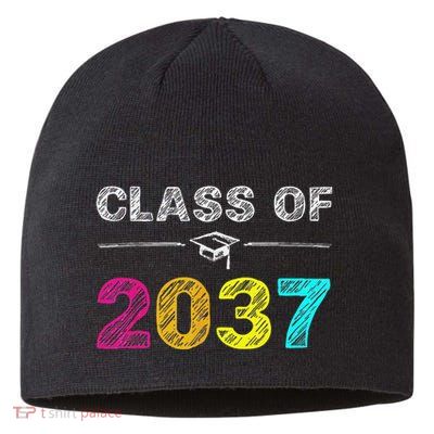 Class Of 2037 Grow With Me First Day Of School Graduation Sustainable Beanie