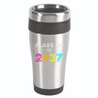 Class Of 2037 Grow With Me First Day Of School Graduation 16oz Travel Tumbler