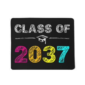 Class Of 2037 Grow With Me First Day Of School Graduation Mousepad