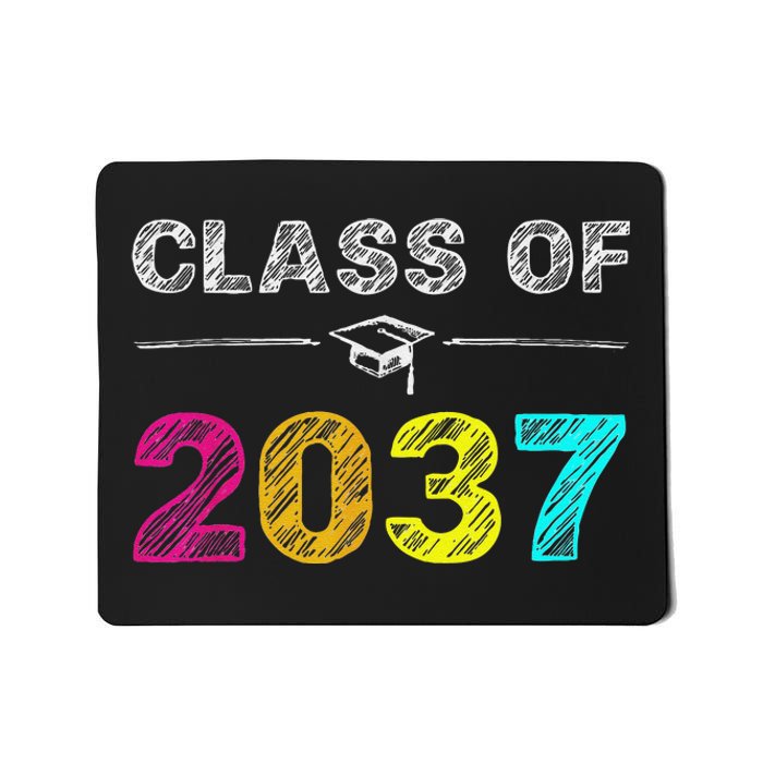 Class Of 2037 Grow With Me First Day Of School Graduation Mousepad