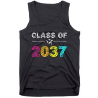 Class Of 2037 Grow With Me First Day Of School Graduation Tank Top
