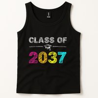 Class Of 2037 Grow With Me First Day Of School Graduation Tank Top
