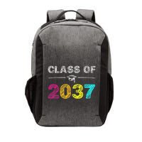 Class Of 2037 Grow With Me First Day Of School Graduation Vector Backpack