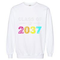 Class Of 2037 Grow With Me First Day Of School Graduation Garment-Dyed Sweatshirt