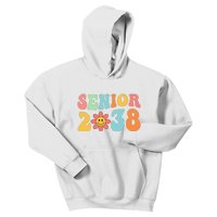 Class Of 2038 Senior 38 Graduation Last Day Of School Groovy Kids Hoodie