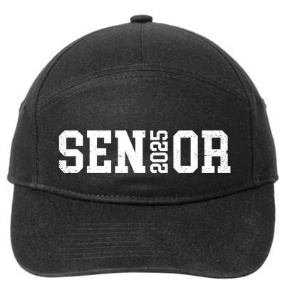 Class Of 2025 Senior 2025 Graduation 2025 Back To School 7-Panel Snapback Hat