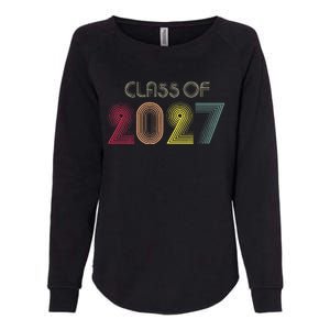 Class Of 2027 Senior 27 Grad Graduation Grow With Me School Womens California Wash Sweatshirt