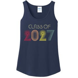 Class Of 2027 Senior 27 Grad Graduation Grow With Me School Ladies Essential Tank