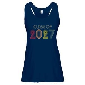 Class Of 2027 Senior 27 Grad Graduation Grow With Me School Ladies Essential Flowy Tank