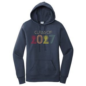 Class Of 2027 Senior 27 Grad Graduation Grow With Me School Women's Pullover Hoodie