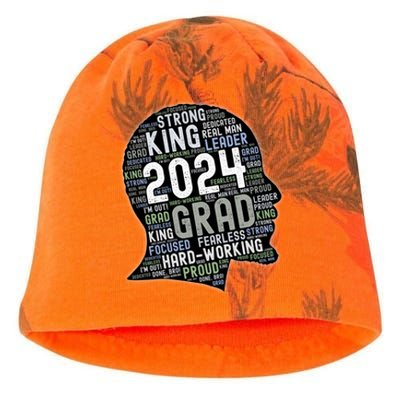 Class Of 2024 Senior African American Black / Gift Kati - Camo Knit Beanie