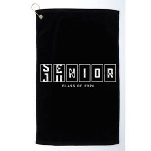 Class Of 2024 Senior Gifts Funny Seniors 2024 Platinum Collection Golf Towel