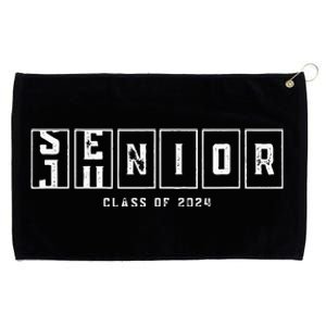 Class Of 2024 Senior Gifts Funny Seniors 2024 Grommeted Golf Towel