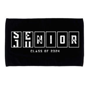 Class Of 2024 Senior Gifts Funny Seniors 2024 Microfiber Hand Towel