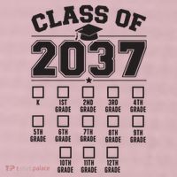 Class Of 2037 Grow With Me Checklist Kindergarten 12th Grade 25L Jumbo Tote