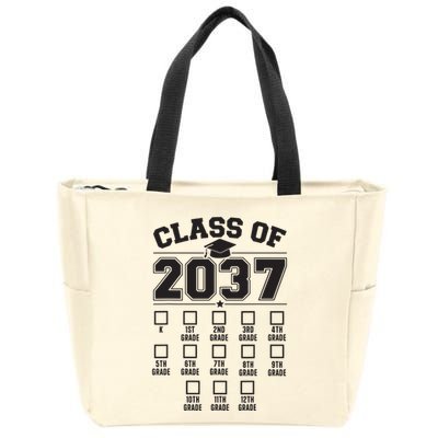 Class Of 2037 Grow With Me Checklist Kindergarten 12th Grade Zip Tote Bag