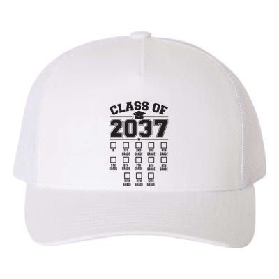 Class Of 2037 Grow With Me Checklist Kindergarten 12th Grade Yupoong Adult 5-Panel Trucker Hat