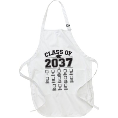 Class Of 2037 Grow With Me Checklist Kindergarten 12th Grade Apron