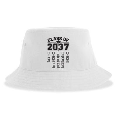 Class Of 2037 Grow With Me Checklist Kindergarten 12th Grade Sustainable Bucket Hat