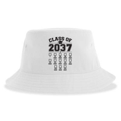 Class Of 2037 Grow With Me Checklist Kindergarten 12th Grade Sustainable Bucket Hat