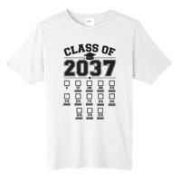 Class Of 2037 Grow With Me Checklist Kindergarten 12th Grade Tall Fusion ChromaSoft Performance T-Shirt