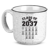 Class Of 2037 Grow With Me Checklist Kindergarten 12th Grade 15oz Campfire Ceramic Mug