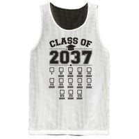 Class Of 2037 Grow With Me Checklist Kindergarten 12th Grade Mesh Reversible Basketball Jersey Tank