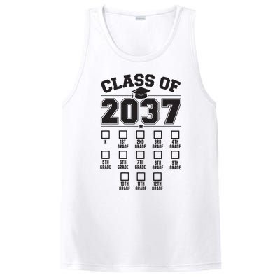 Class Of 2037 Grow With Me Checklist Kindergarten 12th Grade PosiCharge Competitor Tank