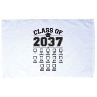 Class Of 2037 Grow With Me Checklist Kindergarten 12th Grade Microfiber Hand Towel