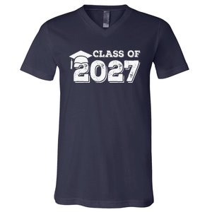 Class Of 2027 Senior Graduation 2027 V-Neck T-Shirt