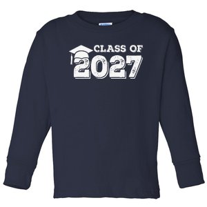 Class Of 2027 Senior Graduation 2027 Toddler Long Sleeve Shirt