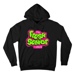 Class Of 2024 Senior Fresh Retro 90s TV Style Graduation Hoodie