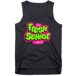 Class Of 2024 Senior Fresh Retro 90s TV Style Graduation Tank Top