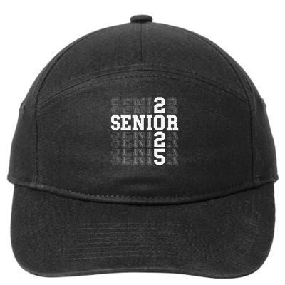 Class Of 2025 Senior 2025 Back To School 2025 Graduation 25 7-Panel Snapback Hat