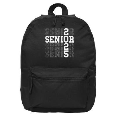 Class Of 2025 Senior 2025 Back To School 2025 Graduation 25 16 in Basic Backpack