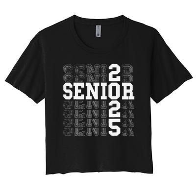 Class Of 2025 Senior 2025 Back To School 2025 Graduation 25 Crop Top